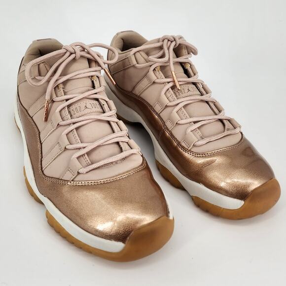 Jordan 11 Retro Low Rose Gold Women’s Sneakers Size 9.5 - Picture 4 of 16
